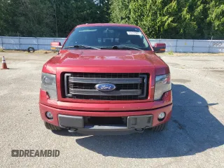 2013 Ford F-150 XL with VIN 1FTFW1ET8DFC43544, listed as a Copart auction lot 63437965 with 168,598 mi miles and Salvage title. Bid and sale history available at DreamBid. Image 5.