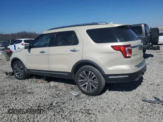 2018 Ford Explorer Platinum with VIN 1FM5K8HT6JGC94280, listed as a Copart auction lot 46307525 with 59,196 mi miles and Salvage Title. Bid and sale history available at carsss.com. Image 2.
