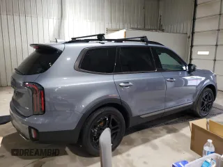 2023 Kia Telluride EX X-Line with VIN 5XYP3DGC8PG372784, listed as a Copart auction lot 51593535 with 12,353 mi miles and Salvage title. Bid and sale history available at DreamBid. Image 3.