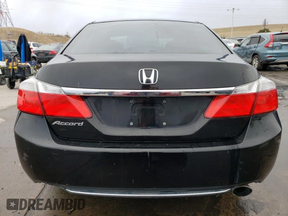 2014 Honda Accord Sedan LX with VIN 1HGCR2F37EA200036, listed as a Copart auction lot 47605025 with 114,417 mi miles and Salvage Title. Bid and sale history available at carsss.com. Image 6.