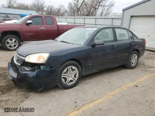 2007 Chevrolet Malibu LS w/2FL with VIN 1G1ZS58N67F247182, listed as a Copart auction lot 44144635 with 169,702 mi miles and Salvage Title. Bid and sale history available at carsss.com. Image 1.