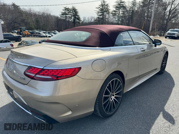 2019 Mercedes-Benz S-Class S 560 with VIN WDDXK8DB1KA038603, listed as a Copart auction lot 48438424 with 34,121 mi miles. Bid and sale history available at carsss.com. Image 3.