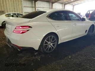 2022 Genesis G70 2.0T with VIN KMTG34TA3NU087699, listed as a Copart auction lot 79265254 with 48,870 mi miles and Salvage Title. Bid and sale history available at DreamBid. Image 3.