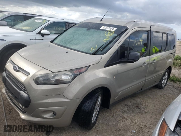 2015 Ford Transit Connect XLT с VIN NM0GE9F77F1182823, выставлен на аукционе Copart как лот 58247825 с пробегом Не указан миль и На запчасти • Non repairable. История ставок и продаж доступна на DreamBid. Изображение 1.