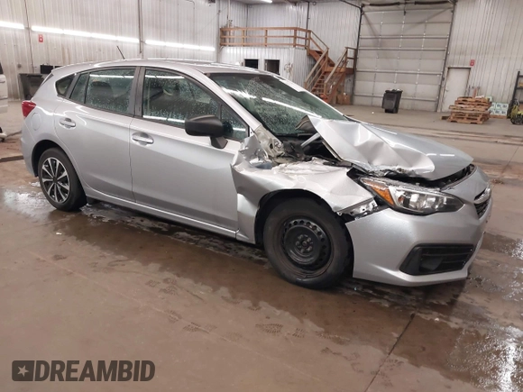 2022 Subaru Impreza with VIN 4S3GTAB64N3709887, listed as a IAAI auction lot 42271447 with 40,053 mi miles and . Bid and sale history available at DreamBid. Image 1.