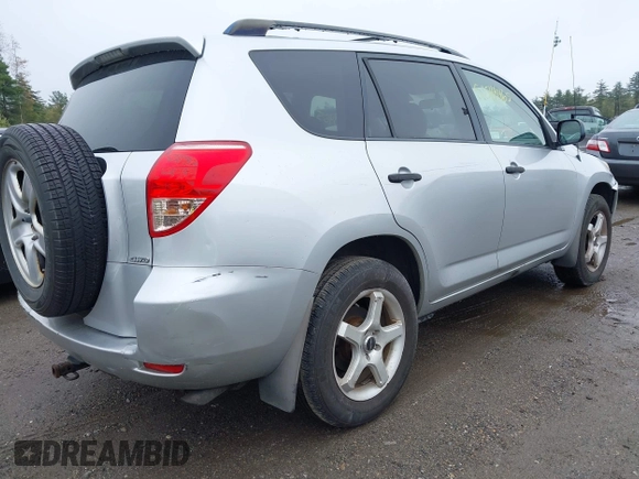 2008 Toyota RAV4 with VIN JTMBD33V985174122, listed as a IAAI auction lot 42050652 with 131,616 mi miles. Bid and sale history available at carsss.com. Image 4.