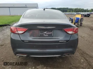 2015 Chrysler 200 C with VIN 1C3CCCEG8FN624446, listed as a Copart auction lot 49001465 with 157,663 mi miles and Salvage Title. Bid and sale history available at carsss.com. Image 6.