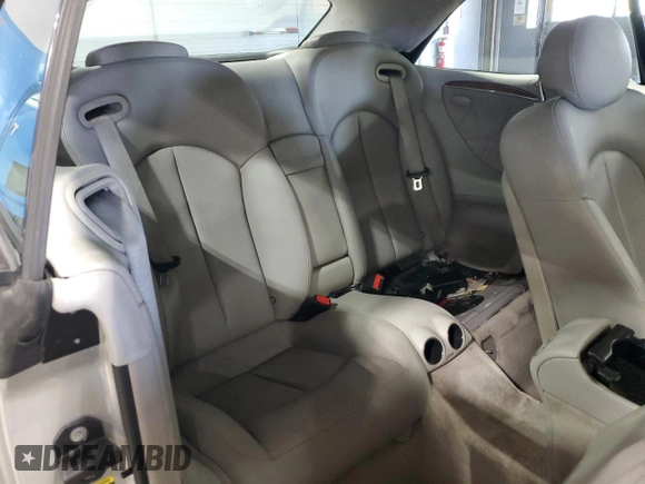 2004 Mercedes-Benz CLK 320 with VIN WDBTK65G54T005178, listed as a Copart auction lot 58312605 with 101,127 mi miles and Salvage title. Bid and sale history available at DreamBid. Image 10.