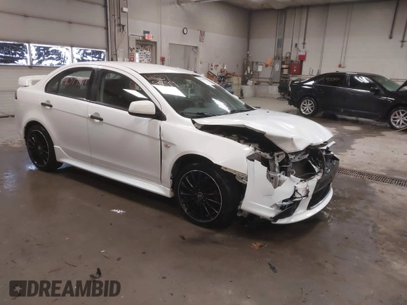 2014 Mitsubishi Lancer GT with VIN JA32U8FWXEU016230, listed as a IAAI auction lot 41379899 with 108,511 mi miles. Bid and sale history available at carsss.com. Image 1.