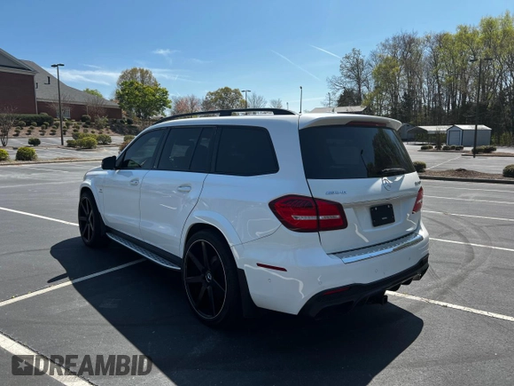 2017 Mercedes-Benz GLS with VIN 4JGDF7FE8HA978419, listed as a Copart auction lot 52601215 with 78,595 mi miles and Clean Title. Bid and sale history available at carsss.com. Image 3.