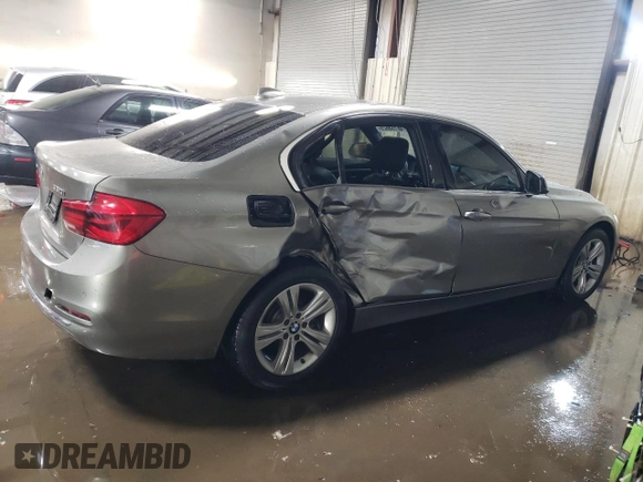 2017 BMW 3 Series 330i xDrive with VIN WBA8D9G31HNU61439, listed as a Copart auction lot 46158625 with 53,270 mi miles and Salvage Title. Bid and sale history available at carsss.com. Image 3.