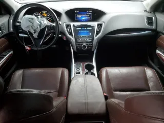 2015 Acura TLX V6 Tech with VIN 19UUB2F53FA023559, listed as a Copart auction lot 46405845 with 172,564 mi miles and Salvage Title. Bid and sale history available at carsss.com. Image 8.