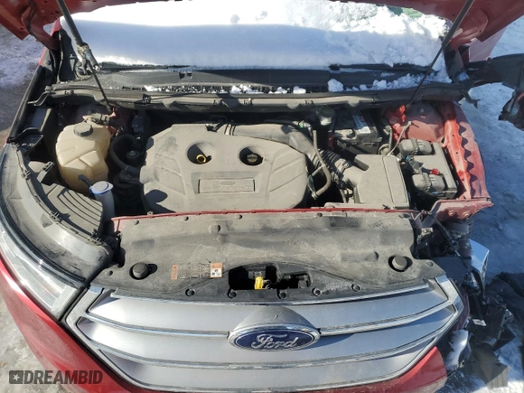 2016 Ford Edge Titanium with VIN 2FMPK4K98GBC23998, listed as a Copart auction lot 45711475 with 90,760 mi miles and Salvage Title. Bid and sale history available at carsss.com. Image 12.
