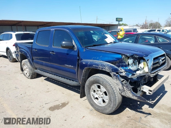 2008 Toyota Tacoma PreRunner with VIN 5TEJU62N28Z544094, listed as a IAAI auction lot 41633120 with 165,795 mi miles. Bid and sale history available at carsss.com. Image 1.