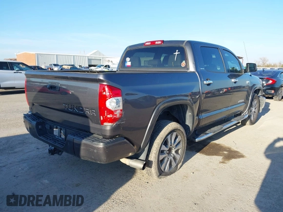 2017 Toyota Tundra 2WD Limited with VIN 5TFFW5F17HX228733, listed as a IAAI auction lot 41139223 with 114,169 mi miles. Bid and sale history available at carsss.com. Image 4.