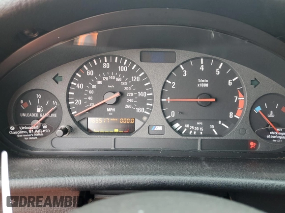 1998 BMW 3 Series M3 with VIN WBSBK0330WEC38995, listed as a Copart auction lot 51383385 with 165,517 mi miles and Salvage Title. Bid and sale history available at carsss.com. Image 9.
