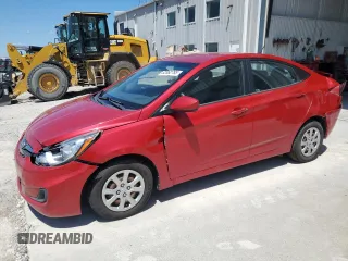 2014 Hyundai Accent GLS with VIN KMHCT4AEXEU601353, listed as a Copart auction lot 62862785 with 103,336 mi miles and Salvage title. Bid and sale history available at DreamBid. Image 1.