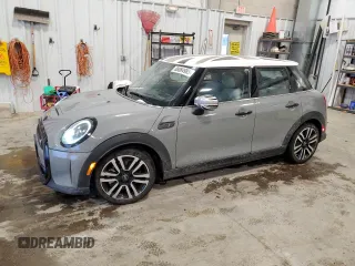 2022 MINI Hardtop 4 Door Cooper S with VIN WMW53DK08N2R75694, listed as a Copart auction lot 88084985 with 15,912 mi miles and Salvage title. Bid and sale history available at DreamBid. Image 1.