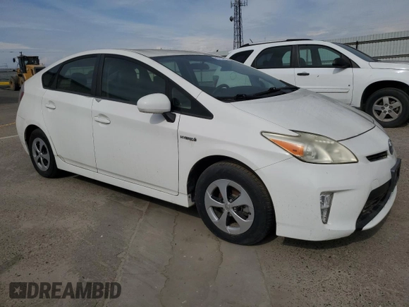 2012 Toyota Prius One with VIN JTDKN3DU8C1548075, listed as a Copart auction lot 55185645 with 38,396 mi miles and Clean Title. Bid and sale history available at carsss.com. Image 4.
