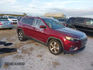 2020 Jeep Cherokee Limited with VIN 1C4PJLDB0LD592408, listed as a IAAI auction lot 40615701 with 1 mi miles. Bid and sale history available at carsss.com. Image 1.