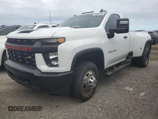 2022 Chevrolet Silverado 3500HD Work Truck with VIN 1GC3YSEY4NF123899, listed as a Copart auction lot 76043744 with 0 mi miles and Salvage Title. Bid and sale history available at carsss.com. Image 1.