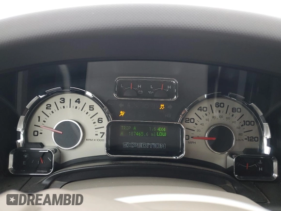 2011 Ford Expedition Max Limited with VIN 1FMJK2A55BEF36481, listed as a Copart auction lot 49547025 with 187,465 mi miles and Salvage title. Bid and sale history available at DreamBid. Image 9.