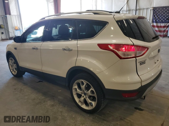 2013 Ford Escape Titanium z VIN 1FMCU0J97DUD36625, wystawiony jako Copart lot #55961815 z przebiegiem 163 327 mil mil oraz Szkoda całkowita • Salvage title. Historia ofert i sprzedaży dostępna na DreamBid. Obrazek 2.