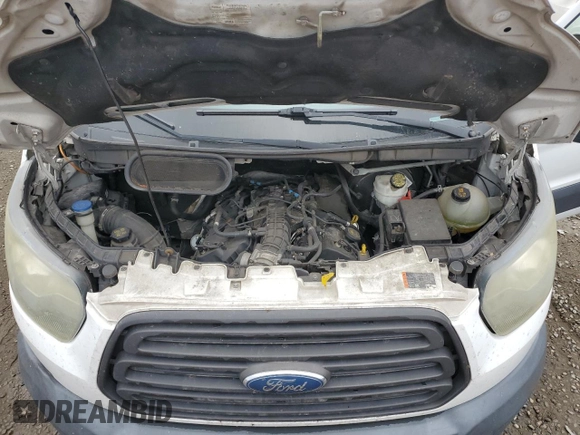 2015 Ford Transit Cargo with VIN 1FTNR1CG7FKA98838, listed as a Copart auction lot 48829135 with 233,935 mi miles and Salvage Title. Bid and sale history available at carsss.com. Image 12.