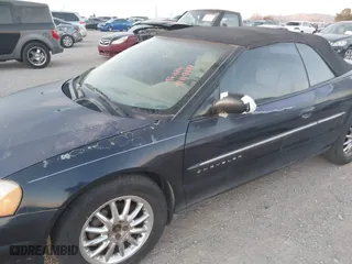 2001 Chrysler Sebring Limited with VIN 1C3EL65U31N672381, listed as a IAAI auction lot 41114181 with 180,949 mi miles. Bid and sale history available at carsss.com. Image 6.