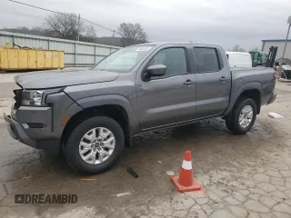2022 Nissan Frontier S with VIN 1N6ED1EK0NN690236, listed as a Copart auction lot 44001225 with 44,829 mi miles and Salvage Title. Bid and sale history available at carsss.com. Image 1.