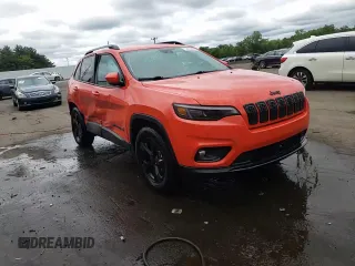 2021 Jeep Cherokee Latitude Plus with VIN 1C4PJMLB9MD157329, listed as a Copart auction lot 58624885 with 53,056 mi miles and Salvage title. Bid and sale history available at DreamBid. Image 14.