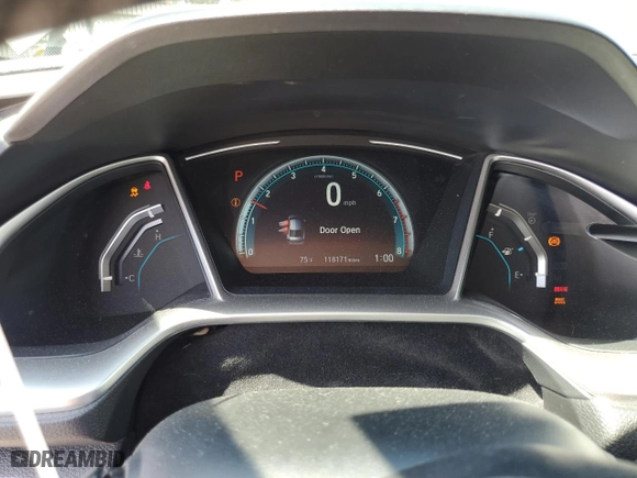 2018 Honda Civic Sedan EX-L with VIN JHMFC1F79JX003384, listed as a Copart auction lot 52356485 with 118,171 mi miles and Salvage Title. Bid and sale history available at carsss.com. Image 9.