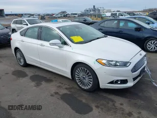 2015 Ford Fusion Titanium with VIN 3FA6P0D96FR192778, listed as a IAAI auction lot 41643030 with 141,805 mi miles. Bid and sale history available at carsss.com. Image 1.