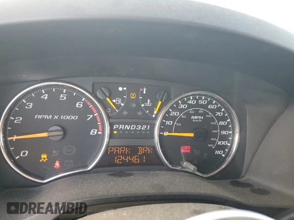 2012 GMC Canyon SLE1 with VIN 1GTD5MFE0C8108671, listed as a Copart auction lot 49618425 with 124,461 mi miles and Salvage Title. Bid and sale history available at carsss.com. Image 9.
