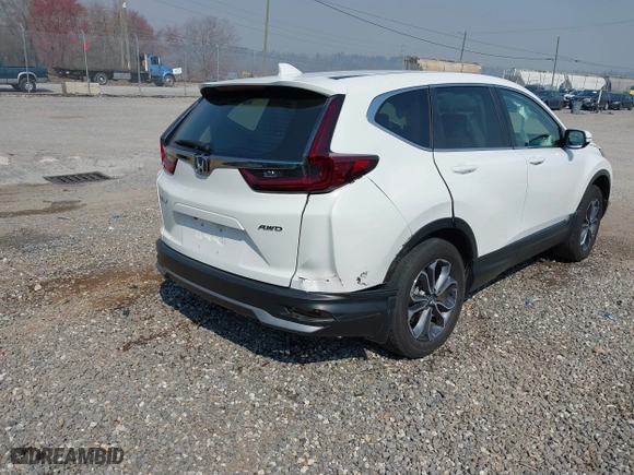 2022 Honda CR-V EX-L with VIN 5J6RW2H82NA008317, listed as a IAAI auction lot 41889370 with 28,779 mi miles. Bid and sale history available at carsss.com. Image 4.