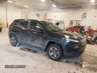 2014 Jeep Cherokee Sport with VIN 1C4PJLAB1EW148725, listed as a IAAI auction lot 41630211 with 174,824 mi miles and . Bid and sale history available at DreamBid. Image 1.