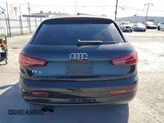 2017 Audi Q3 Premium Plus with VIN WA1HCCFS0HR009755, listed as a Copart auction lot 52728145 with 105,459 mi miles and Salvage title. Bid and sale history available at DreamBid. Image 6.