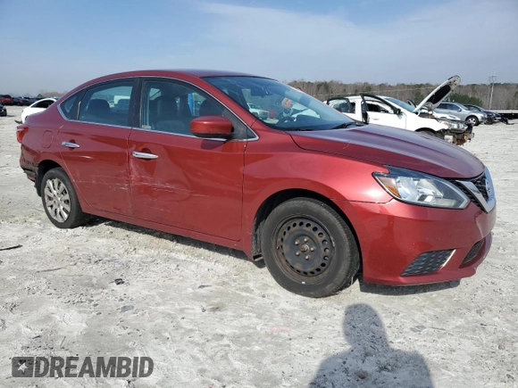 2016 Nissan Sentra SV with VIN 3N1AB7AP9GY310363, listed as a Copart auction lot 48677115 with 143,395 mi miles and Salvage Title. Bid and sale history available at DreamBid. Image 4.