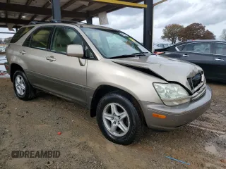 2002 Lexus RX 300 with VIN JTJGF10U620144769, listed as a Copart auction lot 83765494 with 215,994 mi miles and Salvage Title. Bid and sale history available at carsss.com. Image 4.