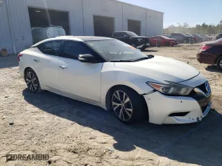 2017 Nissan Maxima Platinum with VIN 1N4AA6APXHC413205, listed as a Copart auction lot 43948945 with 0 mi miles and Salvage Title. Bid and sale history available at carsss.com. Image 4.
