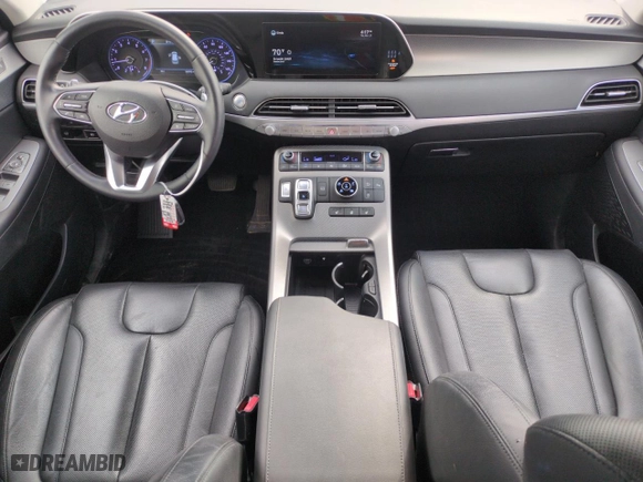 2022 Hyundai Palisade SEL with VIN KM8R4DHE8NU404713, listed as a Copart auction lot 50819965 with 56,593 mi miles and Salvage Title. Bid and sale history available at carsss.com. Image 8.