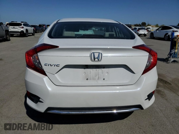2020 Honda Civic LX z VIN 2HGFC2F6XLH578357, wystawiony jako Copart lot #53574395 z przebiegiem 31 041 mil mil oraz Szkoda całkowita • Salvage title. Historia ofert i sprzedaży dostępna na DreamBid. Obrazek 6.