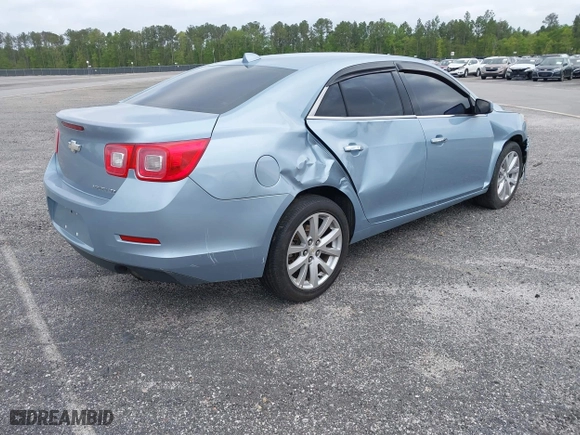 2013 Chevrolet Malibu LTZ with VIN 1G11H5SA2DU114542, listed as a IAAI auction lot 41441051 with 170,995 mi miles. Bid and sale history available at carsss.com. Image 4.