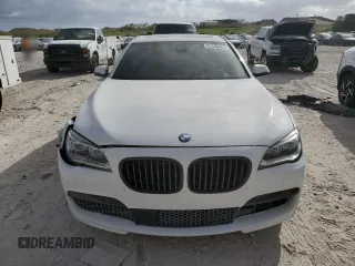 2014 BMW 7 Series 750i xDrive with VIN WBAYB6C5XED225093, listed as a Copart auction lot 83626884 with 60,468 mi miles and Salvage Title. Bid and sale history available at carsss.com. Image 5.