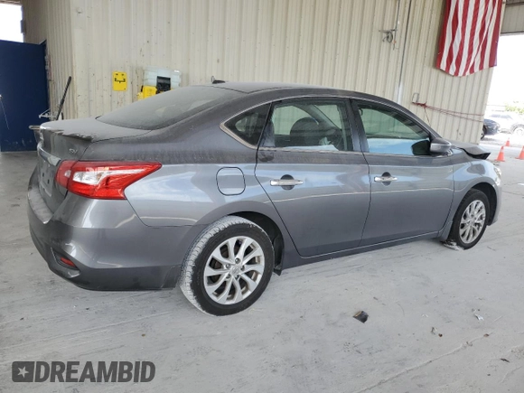 2019 Nissan Sentra SV with VIN 3N1AB7AP9KL607459, listed as a Copart auction lot 52867575 with 58,286 mi miles and Non Repairable. Bid and sale history available at carsss.com. Image 3.