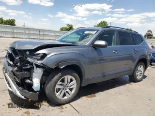 2021 Volkswagen Atlas S z VIN 1V2GP2CA9MC581074, wystawiony jako Copart lot #61603295 z przebiegiem 55 200 mil mil oraz Szkoda całkowita • Salvage title. Historia ofert i sprzedaży dostępna na DreamBid. Obrazek 1.