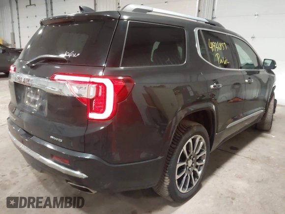 2020 GMC Acadia Denali with VIN 1GKKNXLS9LZ176047, listed as a IAAI auction lot 41936459 with 70,005 mi miles. Bid and sale history available at carsss.com. Image 4.