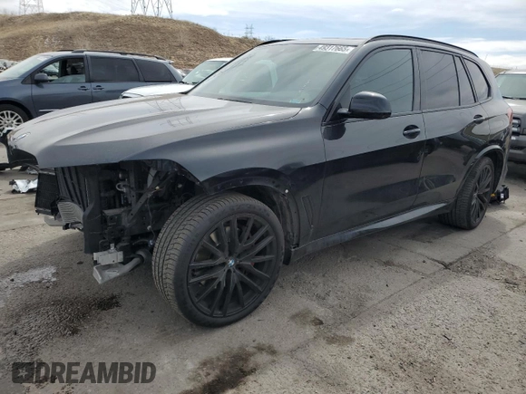 2021 BMW X5 xDrive40i with VIN 5UXCR6C05M9E56869, listed as a Copart auction lot 49317665 with 50,229 mi miles and Salvage title. Bid and sale history available at DreamBid. Image 1.