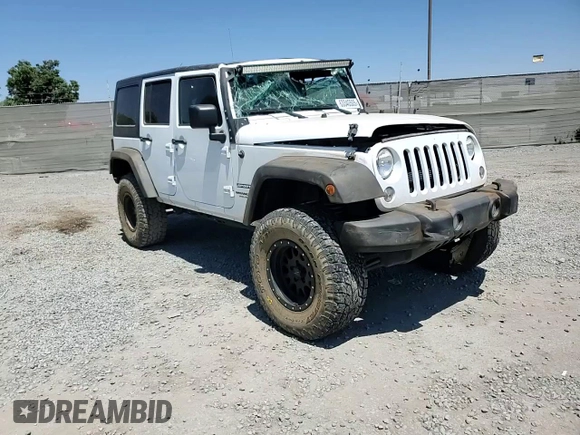 2016 Jeep Wrangler Unlimited Sport with VIN 1C4BJWDG0GL309976, listed as a Copart auction lot 63340505 with 66,714 mi miles and Salvage title. Bid and sale history available at DreamBid. Image 14.