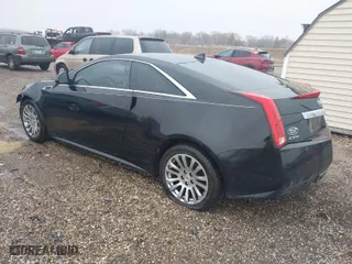 2014 Cadillac CTS Coupe with VIN 1G6DA1E38E0192205, listed as a IAAI auction lot 41732523 with 153,424 mi miles. Bid and sale history available at carsss.com. Image 3.
